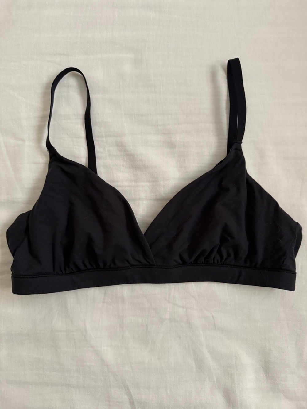 SKIMS Black Crossover Bralette